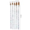 Artdone 31pcs Nail Art Brushes Nail Art Tool Set Dotting Tools Dust BrushStriping Brushes