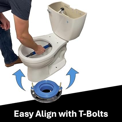 Plumber Toilet Lift Carry Tool Easily Line up TBolts USA Patented Pick Up Stix