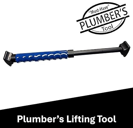 Plumber Toilet Lift Carry Tool Easily Line up TBolts USA Patented Pick Up Stix