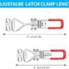 6 Pack Toggle Latch Clamp 4001 Adjustable Latch Smoker Clamps Heavy Duty Latches