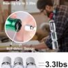 Katerk 12pc Portable Bit holder Key chain 14 cm Hex Shank Screwdriver Bit Clip