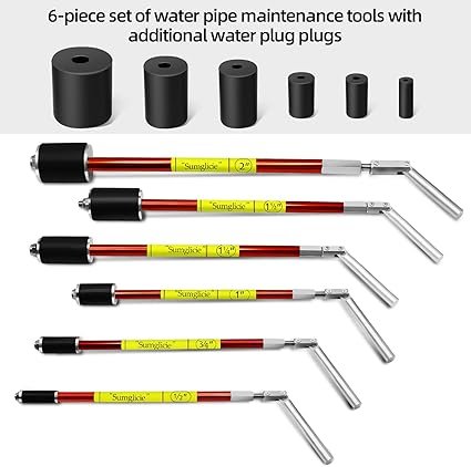 6800 Plumbing Plug Tool Kit Pipe Water Stopper Kit