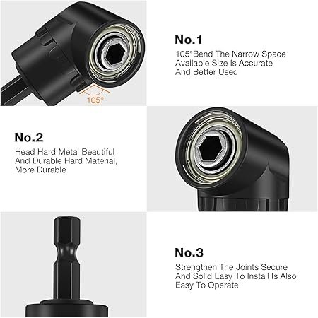 Right Angle Drill Adaptor4in1 Impact Drill