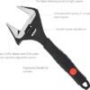 Amazon Basics 4Piece Plumbing Adjustable Wrench