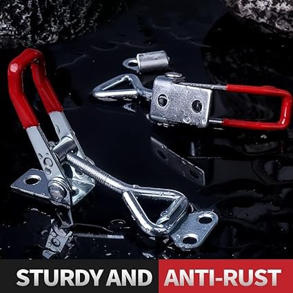 6 Pack Toggle Latch Clamp 4001 Adjustable Latch Smoker Clamps Heavy Duty Latches