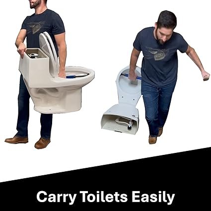 Plumber Toilet Lift Carry Tool Easily Line up TBolts USA Patented Pick Up Stix