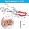 6 Pack Toggle Latch Clamp 4001 Adjustable Latch Smoker Clamps Heavy Duty Latches