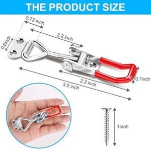 6 Pack Toggle Latch Clamp 4001 Adjustable Latch Smoker Clamps Heavy Duty Latches