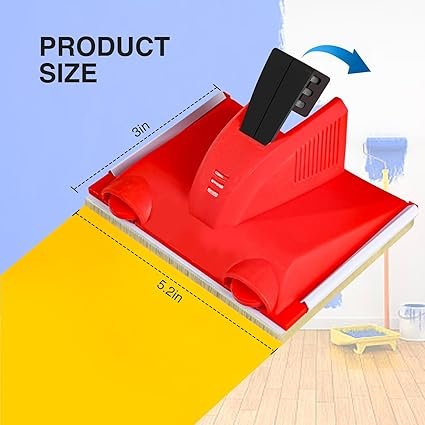 Upgrade Paint Edger Tool for Walls Clean Cut Edge Painting Tool Sturdy Paint Trimmer Edger