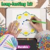 Dotting Tools Painting Kit Rock Dot Paint Stencils Tool Set Art Craft Supplies Kits Tray Brush Zipper Pen