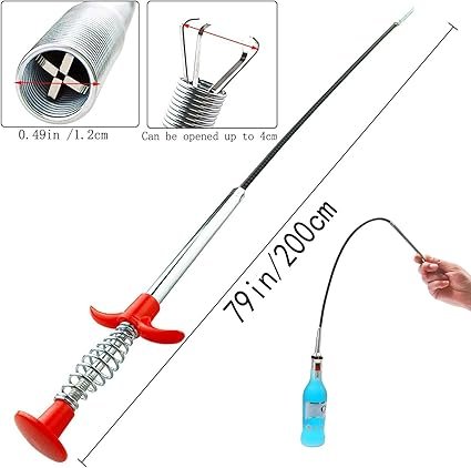 Drain Snake Drain Clog Remover Gutter Cleaning Tools Drain Cleaner