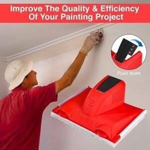 Upgrade Paint Edger Tool for Walls Clean Cut Edge Painting Tool Sturdy Paint Trimmer Edger