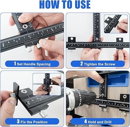 Hardware JigAluminum Alloy Cabinet Door Handle Jig