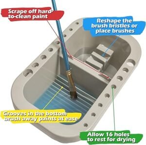 Paint Brush Cleaner Paint Brush Holder