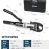 Hydraulic Copper Tube Fittings 12 34 1 Press Crimping Tool Kit Pex Pipe Crimper Pressing Pliers Stainless PEX Press Sleeves