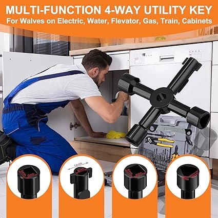 Professional Plumbing Tools angle stop wrench kit service plumbing Faucet Repair Set CorrosionResistant Steel
