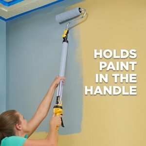 Roller Paint Roller Long Handle Extension Roller for Painting Interior Walls and Ceilings