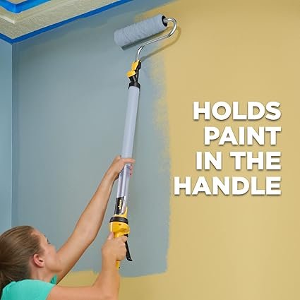 Roller Paint Roller Long Handle Extension Roller for Painting Interior Walls and Ceilings