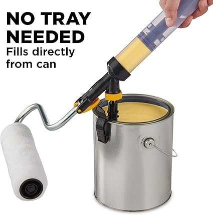 Roller Paint Roller Long Handle Extension Roller for Painting Interior Walls and Ceilings