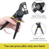 Tool Kit 38 cm Handheld Eyelet Kit Manual Grommet Press Machine with 500 pcs 10 mm Grommets