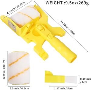 Roller Brush Multifunctional Handheld CleanCut Paint Edger Roller Brush Portable Tool Kit Rexroth Pole Mountable