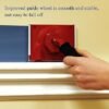 Trimmer with 2 Replacement Pads Improved Guide Wheels Edge Painting Tool for Walls Ceilings Corners