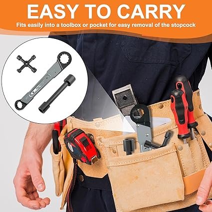 Professional Plumbing Tools angle stop wrench kit service plumbing Faucet Repair Set CorrosionResistant Steel