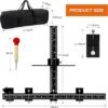 Jig Tool Adjustable Drill Template for Handles Pulls on DrawersDoors