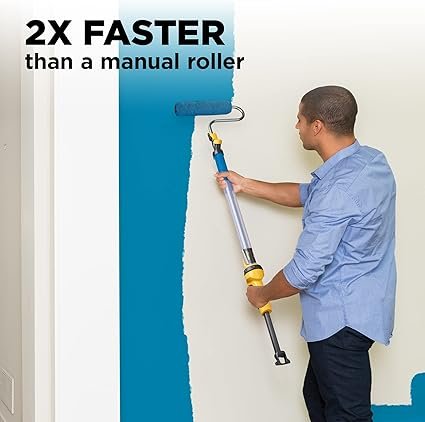 Roller Paint Roller Long Handle Extension Roller for Painting Interior Walls and Ceilings