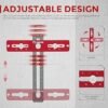 Cabinet Hardware Doweling JigAdjustable Cabinet Template Tool for KnobsHandle and PullSelf Centering Punch Locator Precise Woodworking Drill Guide for Drawer Installation