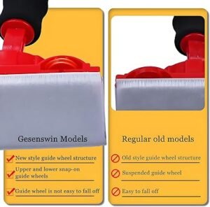 Trimmer with 2 Replacement Pads Improved Guide Wheels Edge Painting Tool for Walls Ceilings Corners