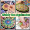 Dotting Tools Painting Kit Rock Dot Paint Stencils Tool Set Art Craft Supplies Kits Tray Brush Zipper Pen