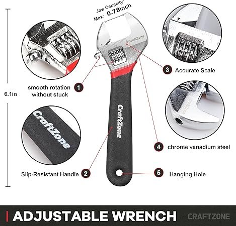 10PC Pliers and Wrench Set with Storage Rack Includes Locking Long Nose Diagonal Cutter Groove Joint Linesman Mini Plier