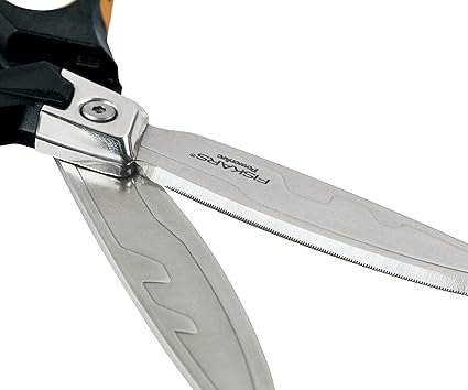 Heavy Duty Serrated Stainless Steel Scissors with Comfort Grip Hardware Tool