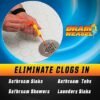 FlexiSnake Drain Weasel Sink Snake Hair Clog Remover Tool Pipe Bathroom Bathtub Cleaner