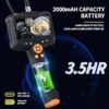 Endoscope Camera with Light 1080P HD Borescope with 8 Adjustable Lights