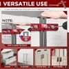 Cabinet Hardware Doweling JigAdjustable Cabinet Template Tool for KnobsHandle and PullSelf Centering Punch Locator Precise Woodworking Drill Guide for Drawer Installation