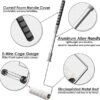 Paint Roller Kit PinStone 9 cm Extendable Roller Frame with 5 Microfiber Replacement Covers Adjustable Painting Roller